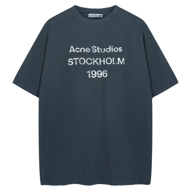 Acne Studios Distressed Logo T-Shirt