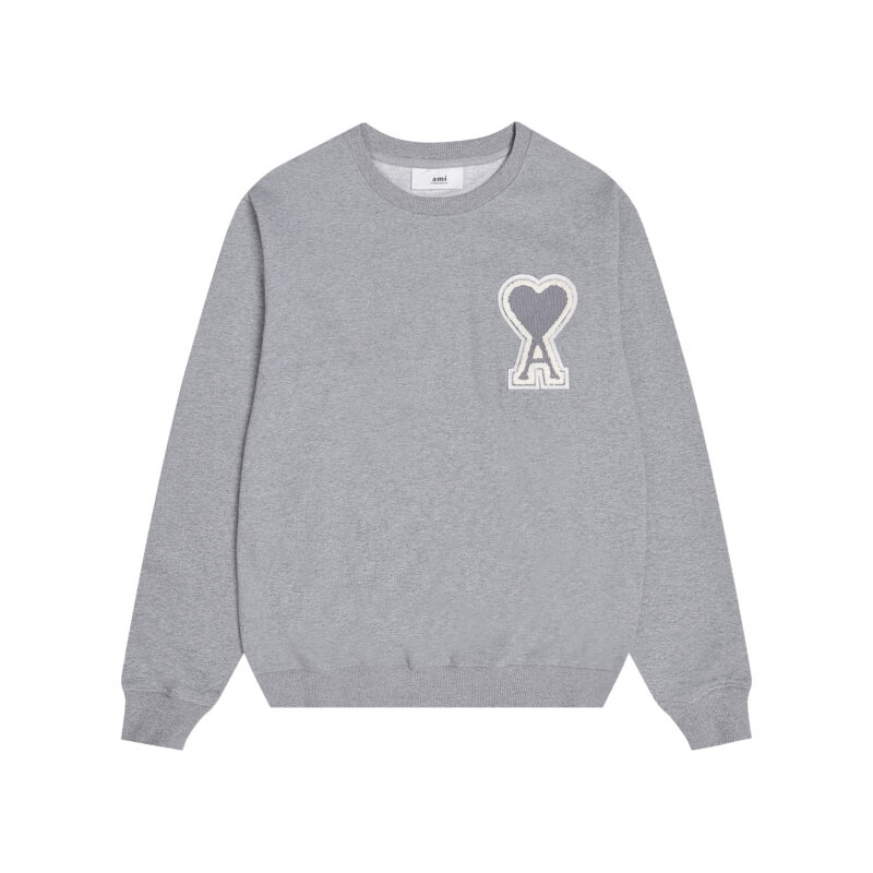 Ami Paris Ami de Coeur Patch Sweatshirt