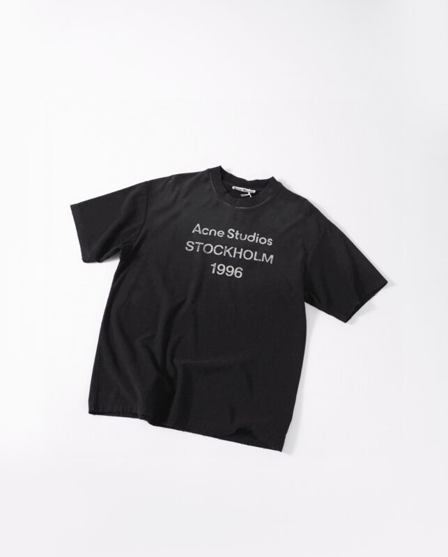 Acne Studios Distressed Logo T-Shirt