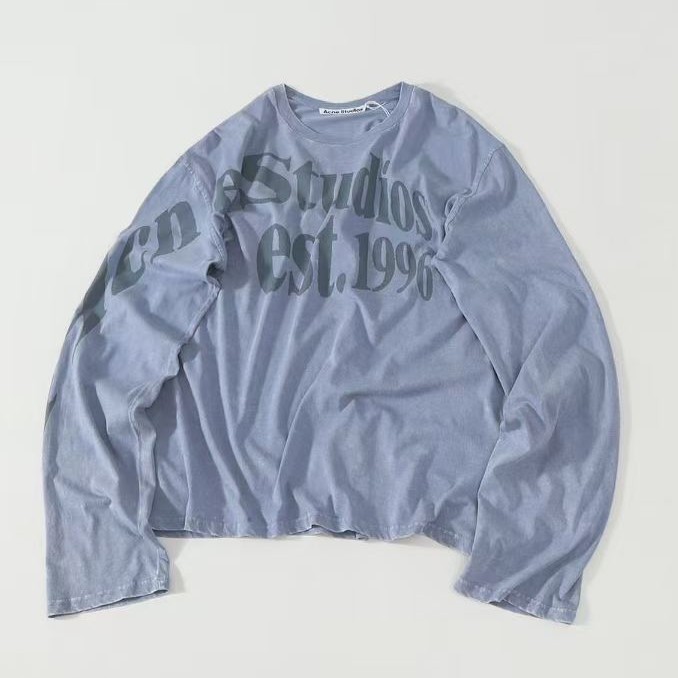 Acne Studios Long Sleeved Logo T-Shirt