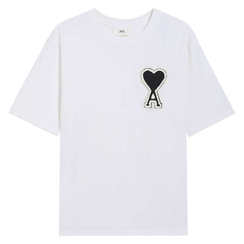 Ami Paris Ami de Coeur Patch T-Shirt