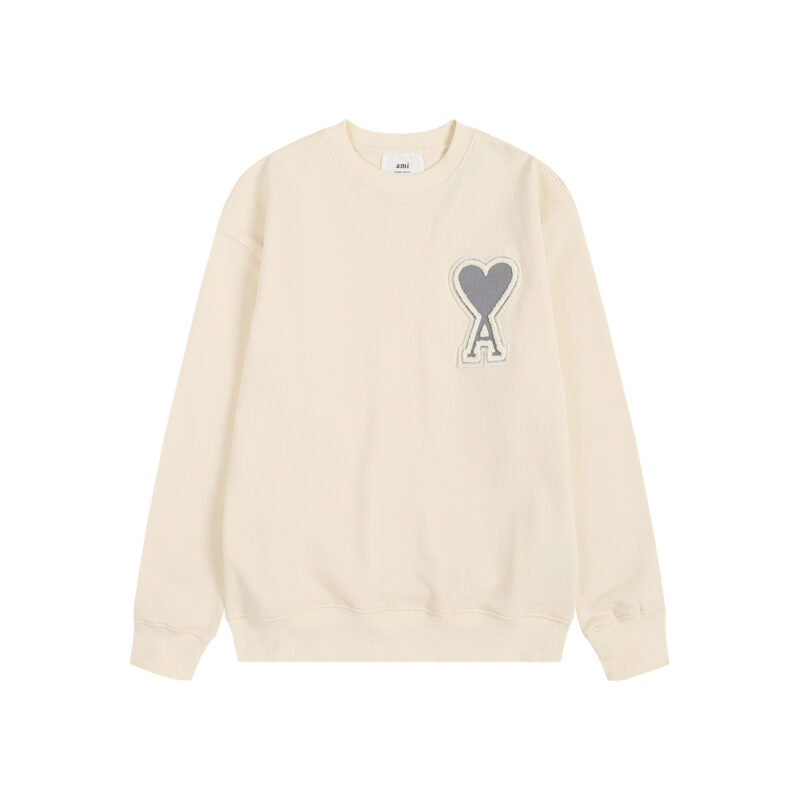 Ami Paris Ami de Coeur Patch Sweatshirt