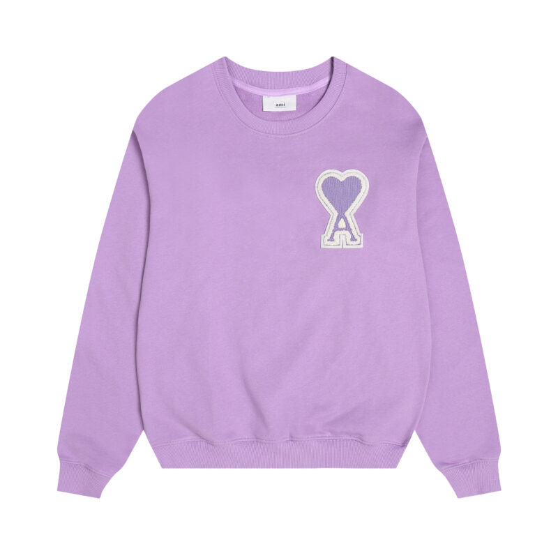 Ami Paris Ami de Coeur Patch Sweatshirt