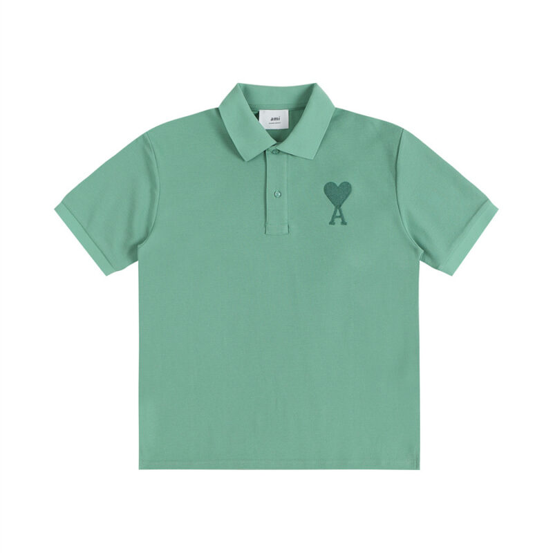 Ami Paris Ami de Coeur Polo Shirt