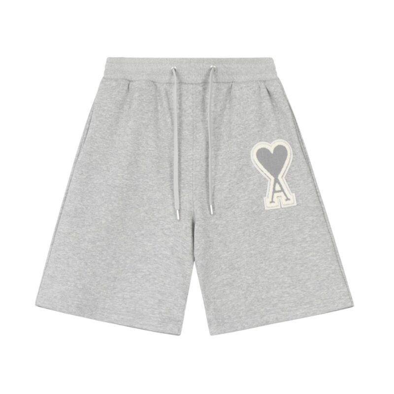 Ami Paris Ami de Coeur Fleece Shorts