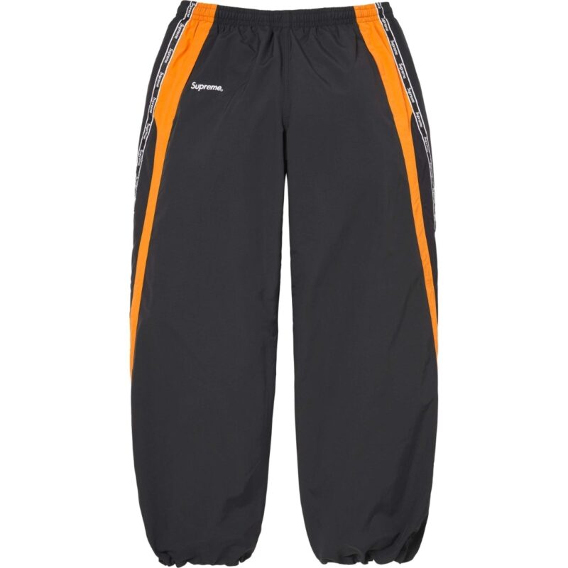Supreme Logo Taping Track Pants Orange