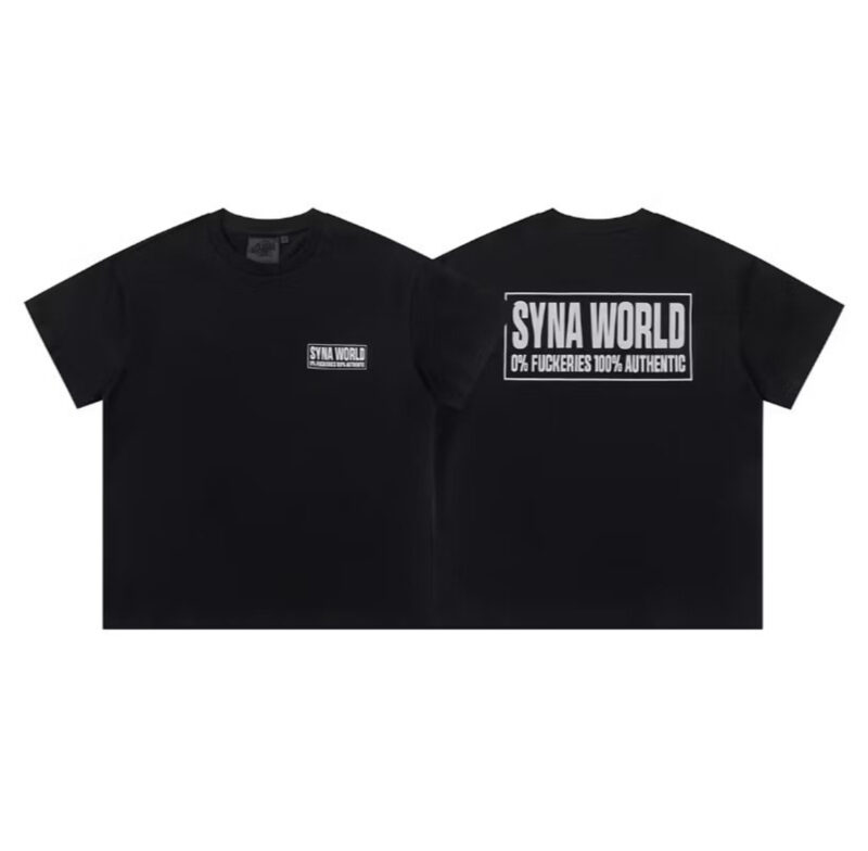 Syna World 0% Fuckeries Black Tee