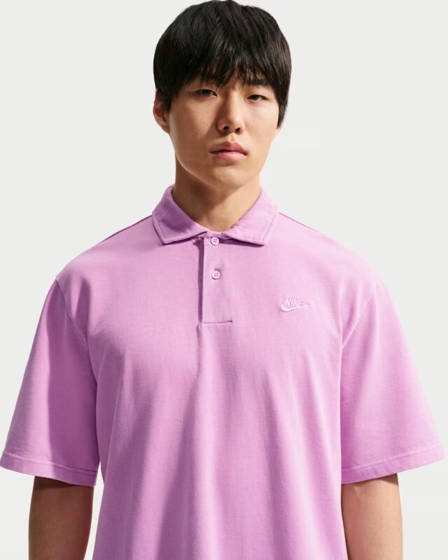 Nike Polo Sportswear Club Tee Slate Light Lilac