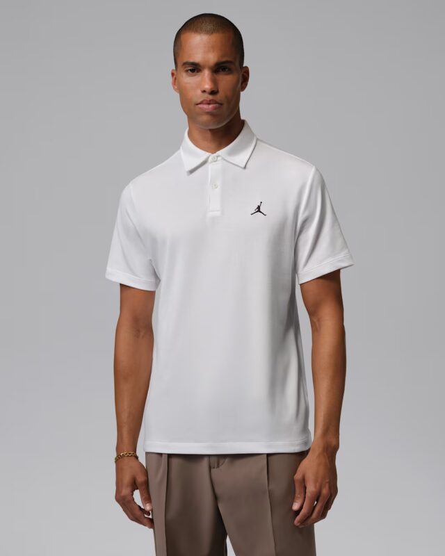 Nike Jordan Polo Sport Dri-FIT Tee White