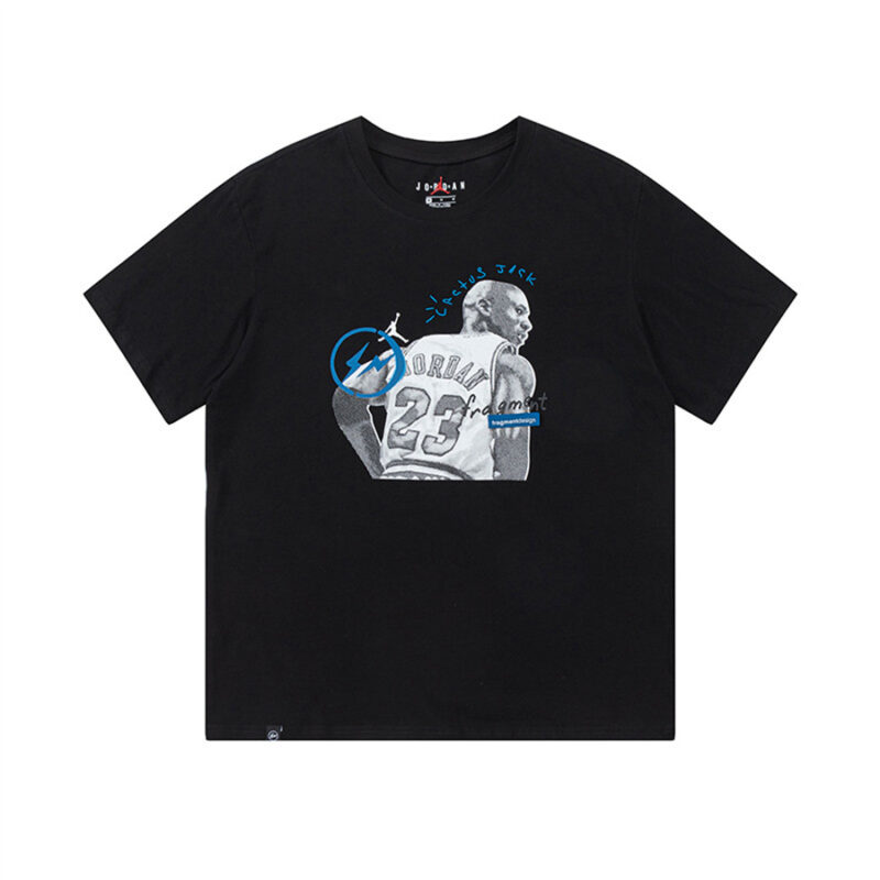 Jordan x Travis Scott x Fragment Tee Black