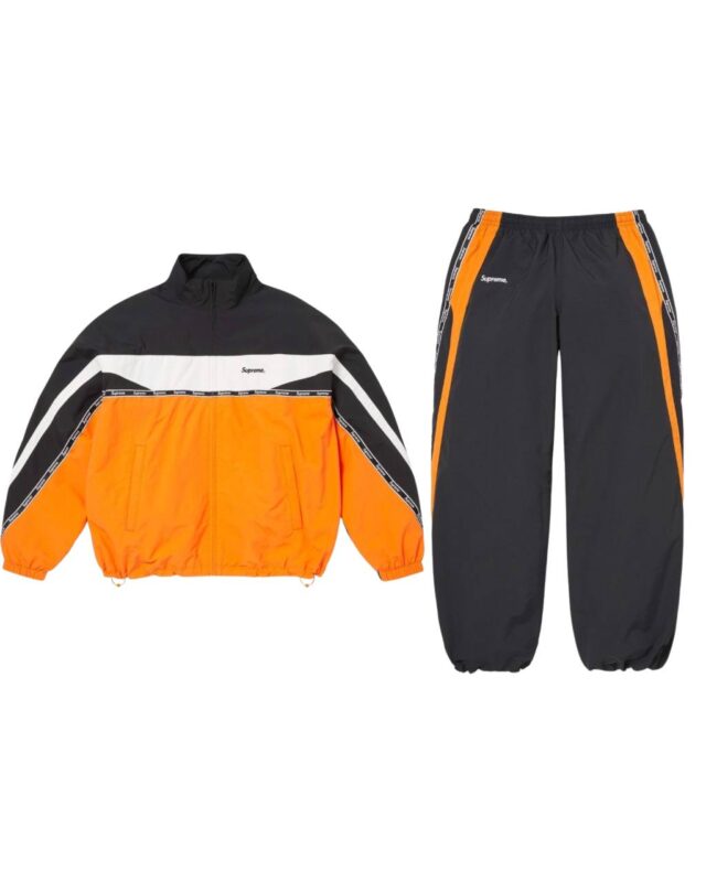 Supreme Logo Taping Track Set Orange