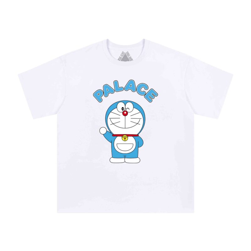 Palace x Doraemon Tee White