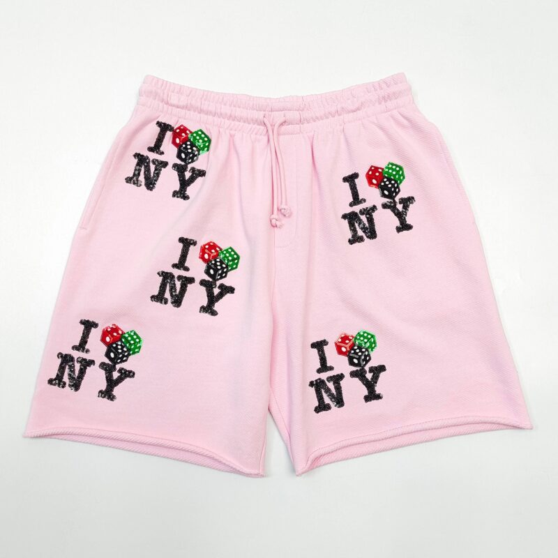 Denim Tears Cee-Lo NY Sweat Short 'Pink'
