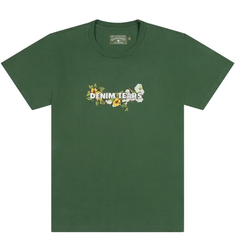 Denim Tears Logo Tee 'Green'