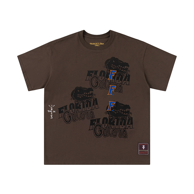 Travis Scott x Mitchell & Ness "Florida Gators" Tee Brown