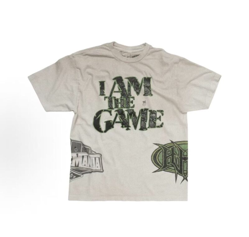 Travis Scott x WWE "I AM THE GAME" Tee Beige