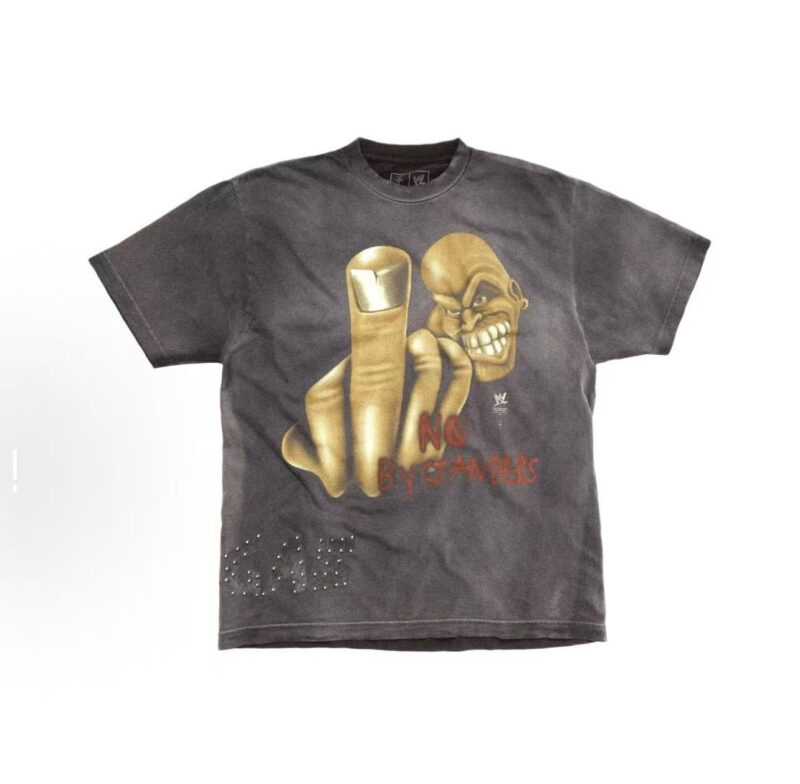 Travis Scott x WWE «No Bystanders» Tee Grey
