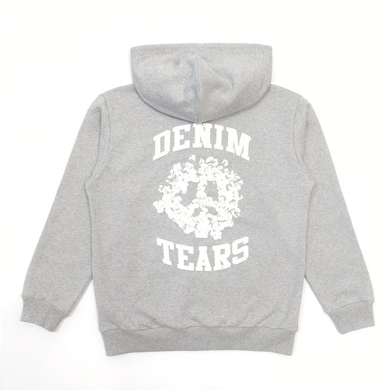 Denim Tears University Zip Hoodie 'Grey'
