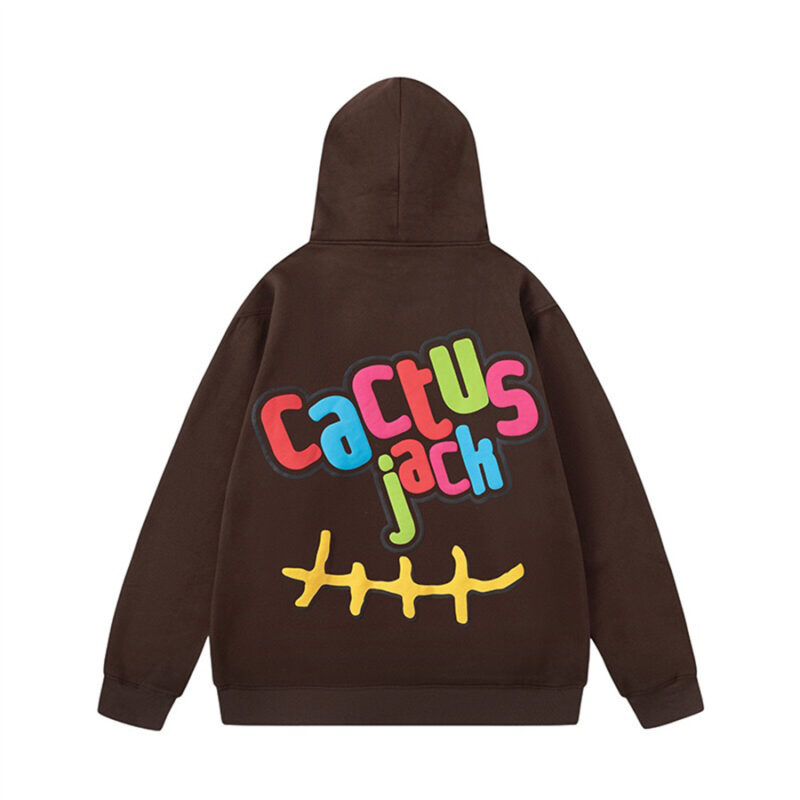 Travis Scott x McDonald's CJ Smile Hoodie Brown