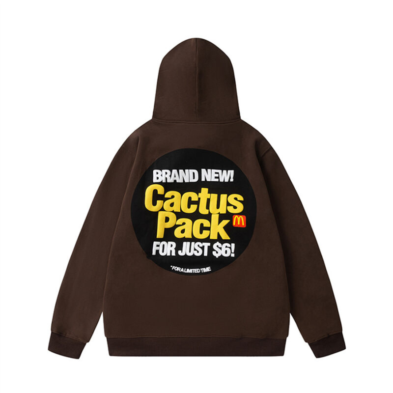 Travis Scott x McDonald's Cactus Pack Hoodie Brown