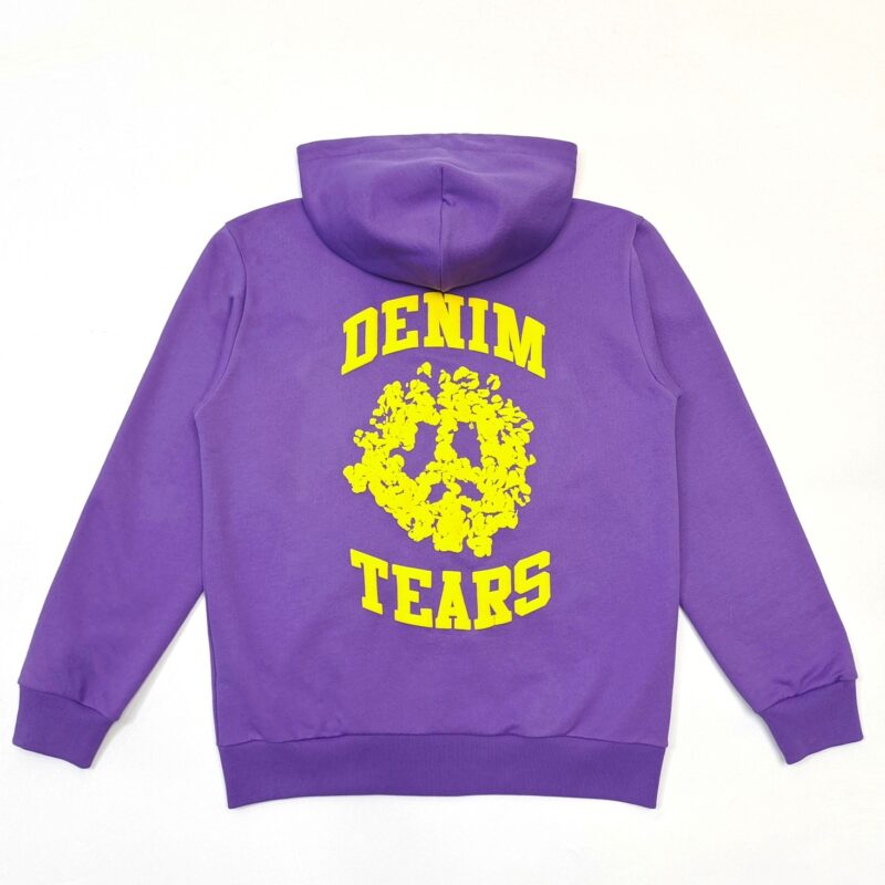 Denim Tears University Zip Hoodie 'Purple'