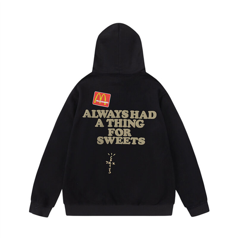 Travis Scott x McDonald's Apple Pie Hoodie Black