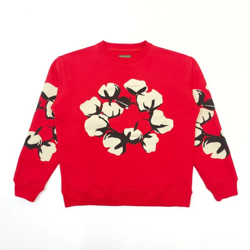 Denim Tears Cactus Plant Flea Market Sweatshirt Red