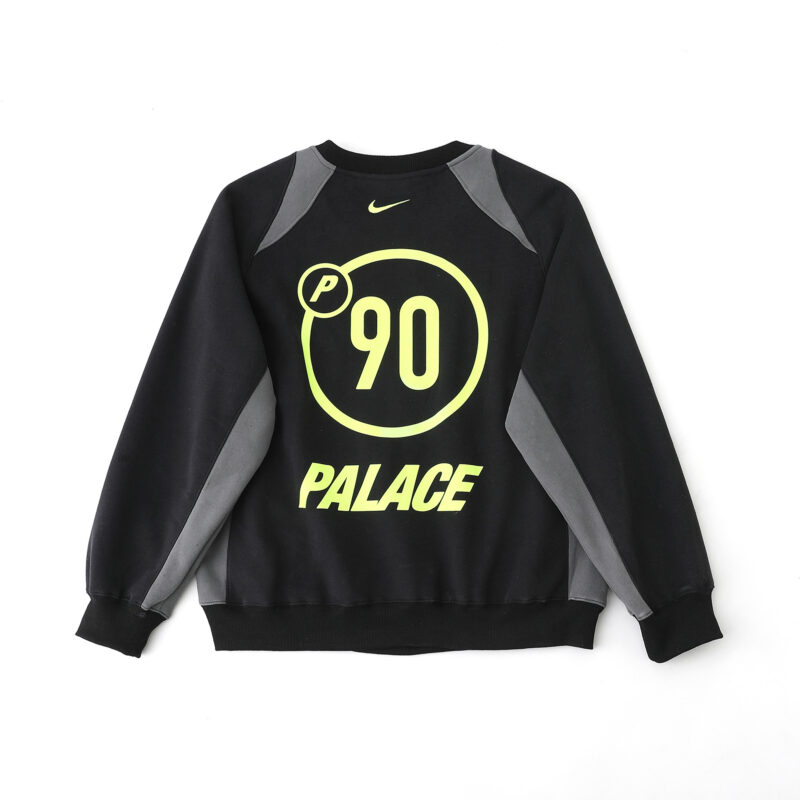 Palace x Nike Total P90 Crewneck Black