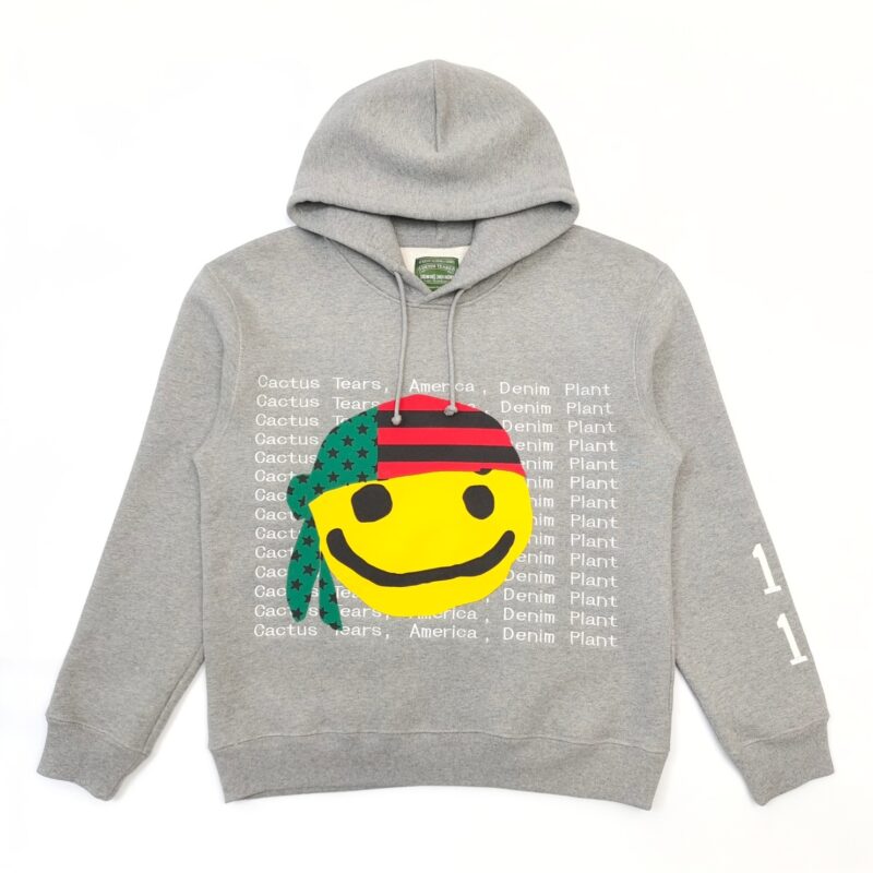 Denim Tears x CPFM Cactus Tears Hoodie Grey