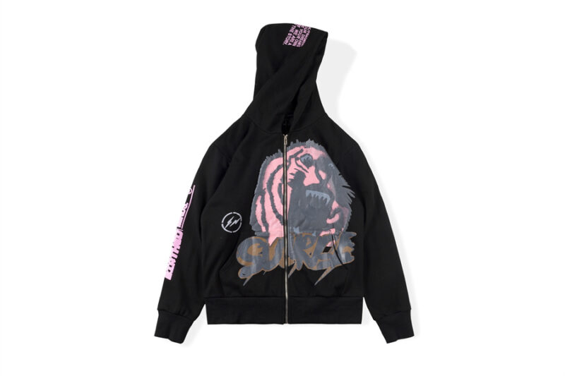 Travis Scott Fragment Design Zip Hoodie Black