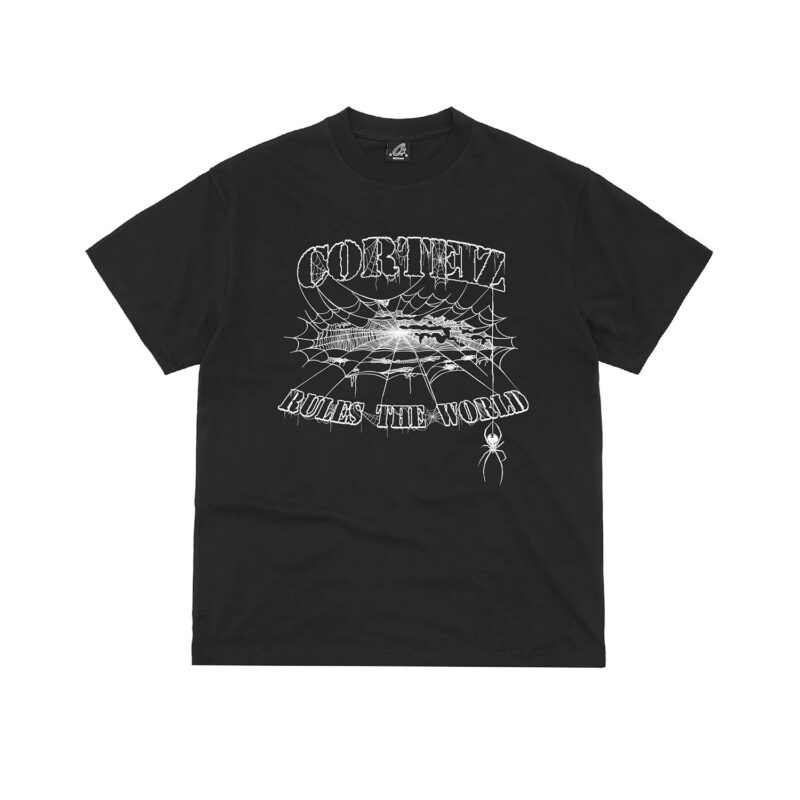 Corteiz RTW Spider Black Tee
