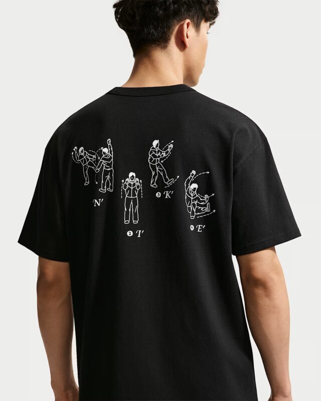 Nike Short-Sleeve Printed Tee Black