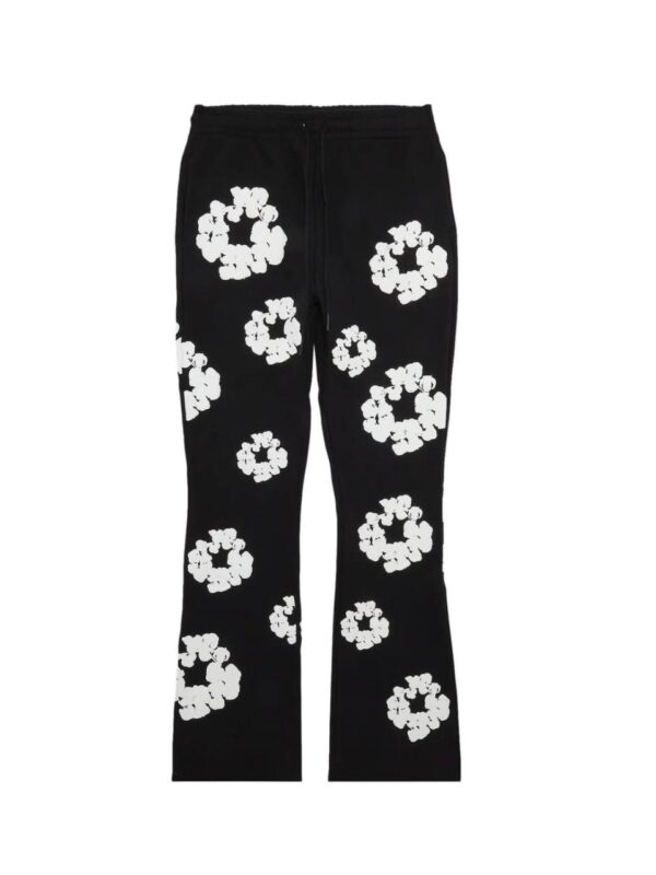 READYMADE x Denim Tears Cotton Wreath Flare Sweatpants 'Black'