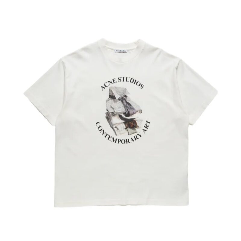 Acne Studios Contemporary Art Shirt Print T-Shirt