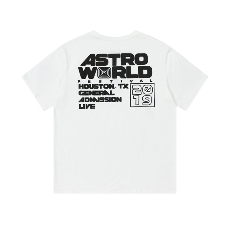 Travis Scott Astroworld Festival Staff Tee White