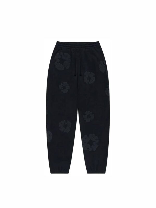 Denim Tears Cotton Wreath Sweatpants Mono Black