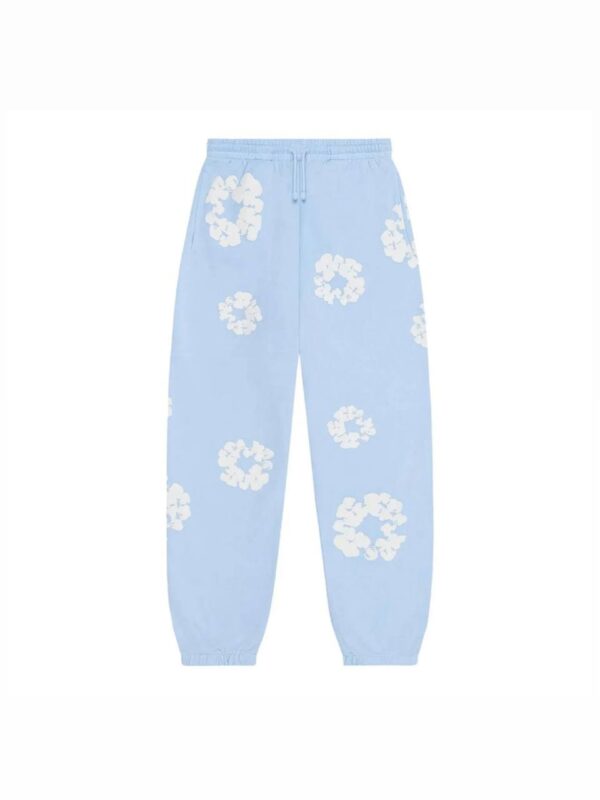 Denim Tears Cotton Wreath Sweatpants Powder Blue