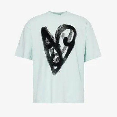 Acne Studios Heart Print T-Shirt