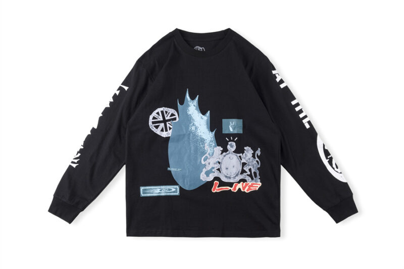Travis Scott O2 Arena Long Sleeve Black