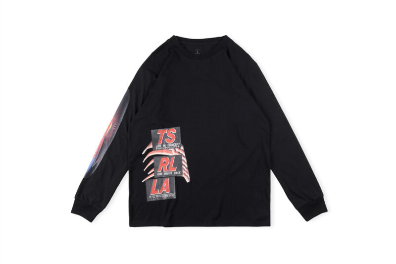 Travis Scott Rolling Loud LA «RL LA» Long Sleeve Black