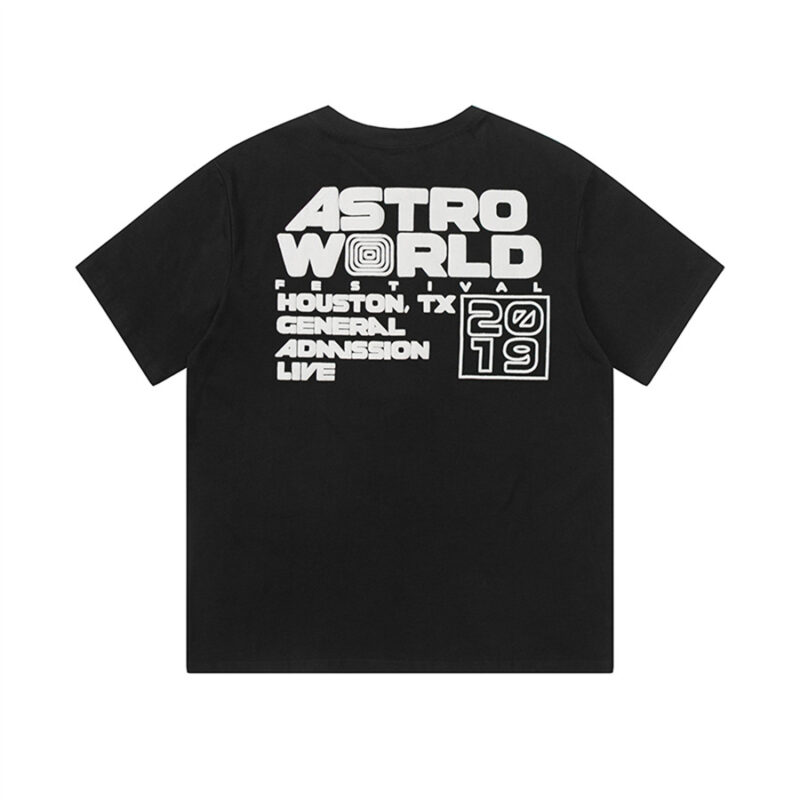 Travis Scott Astroworld Festival Staff Tee Black