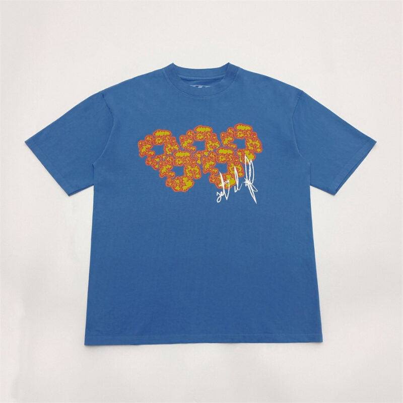 Denim Tears x Offset "Set It Off" #3 Tee 'Blue'