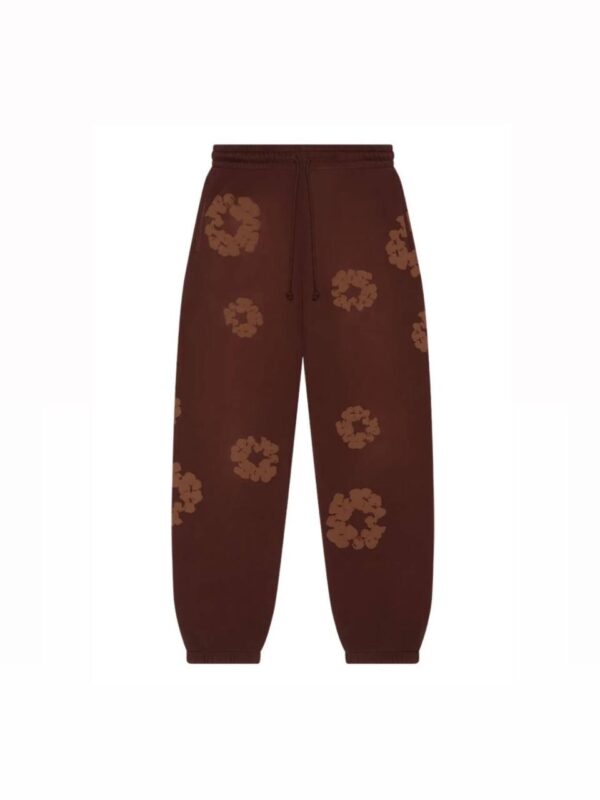 Denim Tears Mono Cotton Wreath Sweatpants Brown