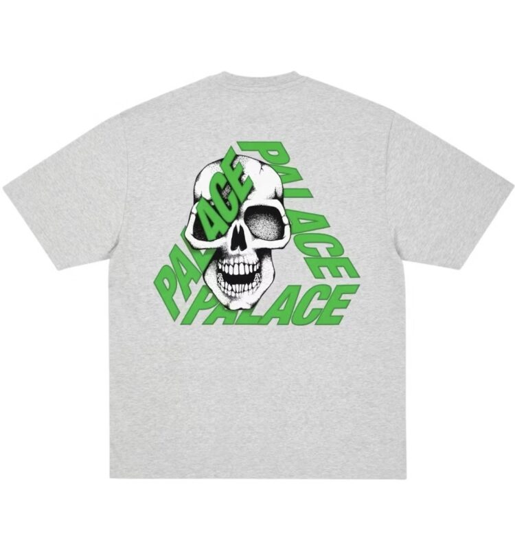 Palace P3 Skull Tee Grey