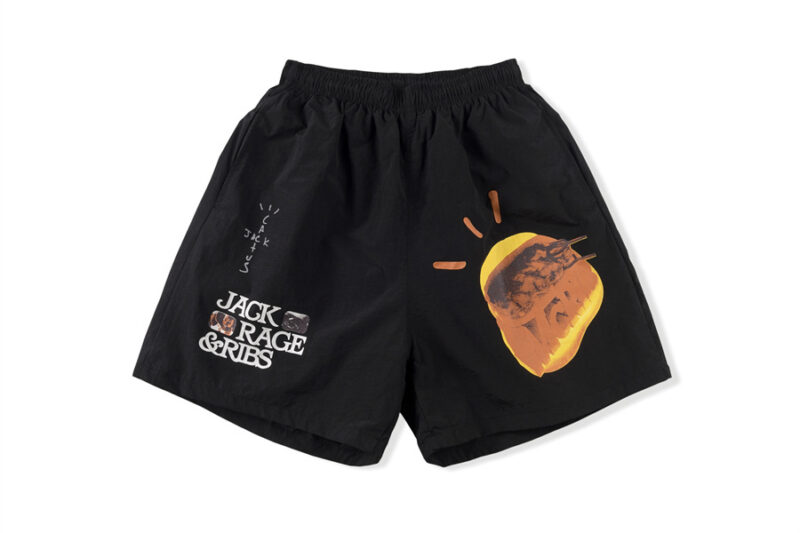 Travis Scott x McDonald's McRib Shorts Black