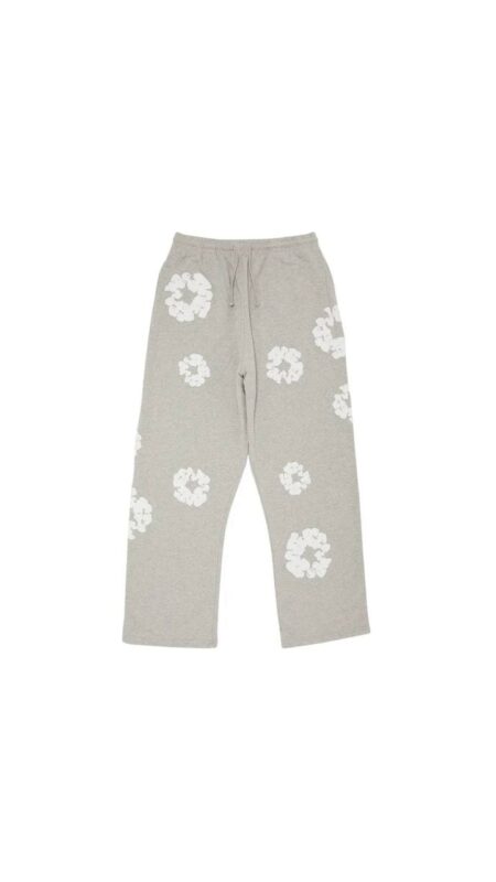 Denim Tears Cotton Wreath Baggy Sweatpants Grey