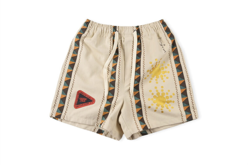 Travis Scott Starburst Shorts Beige