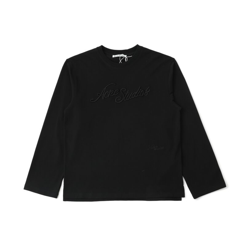 Acne Studios Double Script Logo Long-Sleeve Top