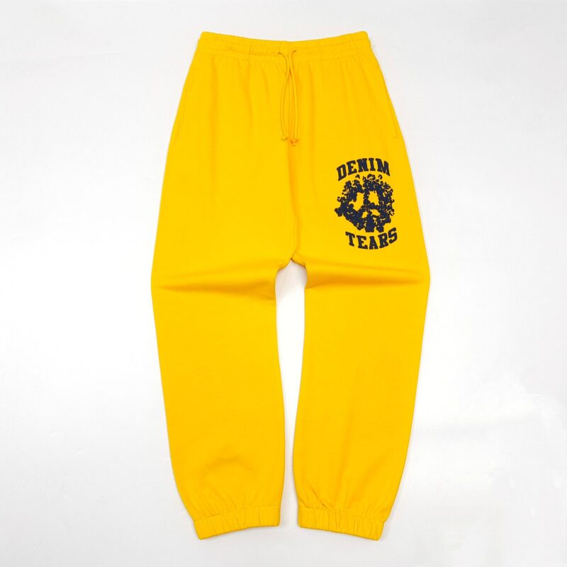Denim Tears Denim University Sweatpants 'Yellow'