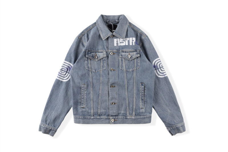 Travis Scott Astro World Denim Jacket Blue